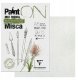 Paint-On Blok Misca A5, 250gram, 15 ark hvidt papir indeholder græs fibre, multi teknik papir, toplimet 3