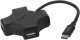 USB-C hub, 4x USB-A 480 Mbps, black 1