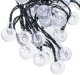 Lampki ogrodowe solarne kulki 7m 50LED ciepły biały 3
