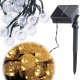 Lampki ogrodowe solarne kulki 7m 50LED ciepły biały 7