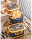 Śniadaniówka LUNCH BOX ze sztućcami 21 x 14,5 x 8cm granat PJM44GRAN 4