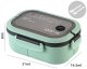 Śniadaniówka LUNCH BOX ze sztućcami 21 x 14,5 x 8cm mięta PJM44M 5