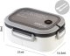 Śniadaniówka LUNCH BOX ze sztućcami 21 x 14,5 x 8cm biały PJM44B 2
