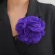Broszka ozdobna, efektowna kwiat fiolet 12 x 12cm BZ188 2