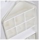 Organizer biurowy, przybornik z przegródkami, domek 11 x 11 x 21,6cm CB72 9