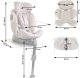 Fotelik samochodowy Nukido Aero Line beżowy 0-36 kg ISOFIX 12