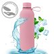 Bidon, butelka termiczna 500ML, stal nierdzewna z powłoką SOFT TOUCH jasny róż BD46R 1