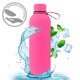 Bidon, butelka termiczna 500ML, stal nierdzewna z powłoką SOFT TOUCH fuksja BD46F 1