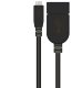 Sinox Micro USB OTG adapter. 0,2m. Sort 1