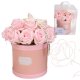 Flower box, bukiet zapachowych kwiatów mydlanych w pudełku 21szt. BUK08R 1