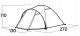 Namiot turystyczny Easy Camp Setesdal 2 dome tent (olive green, with tunnel porch, model 2025) 6