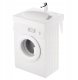 CLARO MINI SET WASHBASIN,DRAIN,BRACK.WH. 7