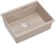 Zlewozmywak GraniteQ LOGAN 100 zlewozmywak pearl beige 56x45x21,5 cm 1-komorowy podwieszany z syfonem manualnym stal szlachetna 2