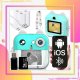APARAT NATYCHMIASTOWY CYFROWY FOTOGRAFICZNY MINI DRUKARKA TERMICZNA DRUKUŚ + KARTA 32GB 2