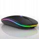 MYSZKA BEZPRZEWODOWA CICHA PODŚWIETLANA RGB BEZKLIKOWA BLUETOOTH DO LAPTOPA 10