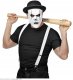 Widmann Harlekin maske med bowlerhat. 1