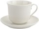 Filiżanka porcelanowa 400 ml + spodek Bella krem 1