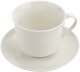 Filiżanka porcelanowa 400 ml + spodek Bella krem 1
