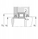 FAG NU215-E-TVP2 Cylinderrullelejer Borings-diameter 75 mm Udvendig diameter 130 mm Omdrejningstal (maks.) 5300 rpm 1