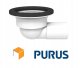 Purus 1.½X40mm bv.vkl.Bad/brus - 90? med lugtlås 0,8 l/s. Til badekar/bruser, PP. 3