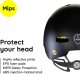 Nutcase Street Onyx Solid Mips Cycling Helmet, 52-56 cm 1