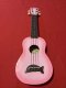 Kala Makala Dolphin soprano ukulele, pink burst 1