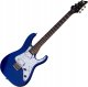 Schecter SGR Banshee-6 electric guitar, Electric Blue 1
