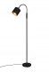 Trio Tommy floor lamp, 1-piece, E14, matte black/gold 1