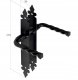 Gate handle WHB 90, 90 mm, black. 2