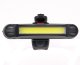 LED bicycle flashlight ENTAC, IP65, 2W, 100lm, 4 functions, USB rechargeable, 8.2 x 1.5 cm 1