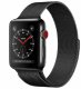 Wave steel braided strap, Apple Watch 42 / 44 / 45 / 46 / 49 mm, black 1