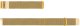 Wave steel braided strap 20mm, for smartwatches and sports watches, gold 2