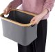 Enne fabric bamboo storage basket, 38 x 26 x 25 cm 1