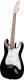 Kisai ST6 Standard electric guitar, black 1