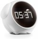 Fuj:tech rechargeable emoticon desk alarm clock, white 4
