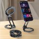 FoneKit Foldable Dual Magsafe Compatible Phone Holder, Black 2