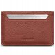 Woolnut Leather Card Holder, cognac 1