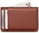 Woolnut Leather Card Holder, cognac 1