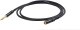 PROEL 6.3mm stereo female - 6.3mm stereo male, 3m, black 1
