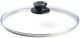 Glass lid O26 cm with handle SDC26 1