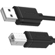 Kabel USB Unitek USB-A - USB-B 2 m Czarny (Y-C4001GBK) 2