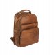 The Chesterfield Brand Austin 14" Laptop Backpack, Cognac 1