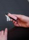 Orbitkey Hybrid Leather Key Organiser, pastel pink 4