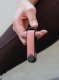 Orbitkey Hybrid Leather Key Organiser, pastel pink 5