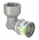 Uponor S-Press PLUS presvinkel 90° muffe/muffe 32 mm x 1" 1