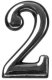 DOOR NUMBER CR 2 PLASTM 1