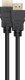 Deltaco HU-05, 0.5 m, HDMI Type A (Standard), HDMI Type A (Standard), Audio Return Channel (ARC), Black 1