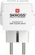 Skross 1.500282, Type C (Europlug), Type C (Europlug)+Type F, Type C (Europlug), Type E (FR), Type F, 100 - 250 V, 50 - 60 Hz, White 1