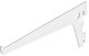 BRACKET SINGLE SLOT 200 MM WHITE 1