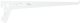 BRACKET SINGLE SLOT 250 MM WHITE 1